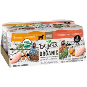 Purina Beyond Organic Chicken Ground Wet Dog Food - 13oz/6ct Variety Pack