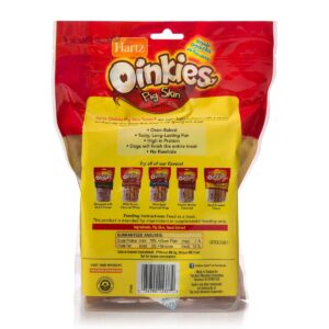Hartz Oinkies Pig Skin Twist Jerky Chews Dog Treats - 20ct
