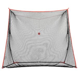 Rukket Sports 3-Piece Home Golf Swing Training Aid Kit with 9 x 7-Foot Net, Floating Hitting Target & Convenient Carry Bag