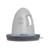 K&H Pet Products 2061 Thermo Heated Poultry Waterer with No Roost Top, Filtered Water Tray, Spill Proof Cap for Chickens & Birds, 2.5 Gallon Capacity
