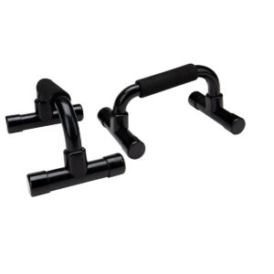 Mind Reader Push Up Bars, Set of 2, Black
