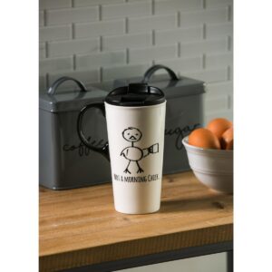 Evergreen Cypress Home Ceramic Travel Cup 17oz. ,withbox Pumpkin Festival