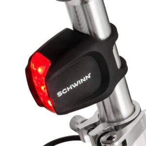 Schwinn Quick Wrap Bike Lights 5 LED – Black