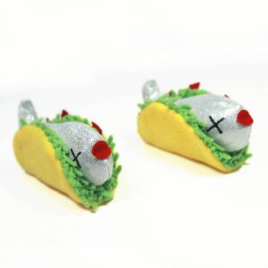 Glitter Fish Tacos Cat Toy - 2pk - Boots & Barkley™