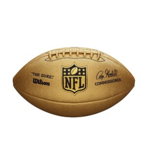 Wilson NFL Duke Gold Metallic Football