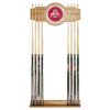 NCAA Ohio State Buckeyes Wood & Mirror Wall Cue Rack 2pc