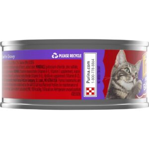 Purina Friskies Meaty Bits with Beef In Gravy Wet Cat Food - 5.5oz