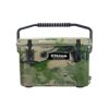 Elkton Outdoors ELK-ICE-20CAMO Heavy Duty Rotomolded Portable 20 Quart Commercial Grade Insulated Hardside Ice Chest Beverage Cooler, Camo