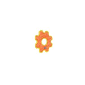 DuraForce Gear Ring Dog Toy - Orange - M/L