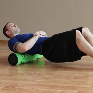 Prism Fitness 2 Foot Long Smart Recovery Self-Guided Muscle Recovery Roller for Flexibility and Warmups