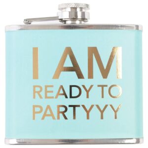 Juvale Pack of 4 Stainless Steel Flask, Hip Flasks for 5oz Liquor, 4 Trendy Colorful Designs for Wedding & Bachelorette Party Favors