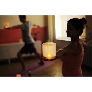 MPOWERD Luci Candle Frosted Finish Portable Waterproof Inflatable Solar Light