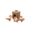 ZippyPaws Burrow Log - Chipmunks Dog Toy