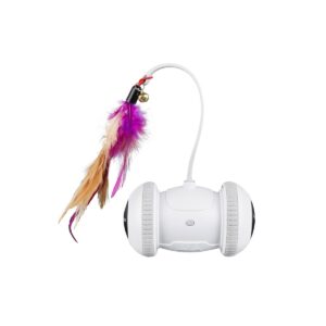 Pet Genius Smart Play Rover Cat Toy - White