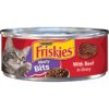 Purina Friskies Meaty Bits with Beef In Gravy Wet Cat Food - 5.5oz