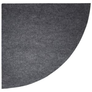 Drymate Corner Cat Litter Trapping Mat - Charcoal