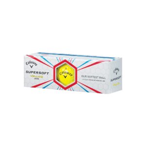 Callaway Supersoft Yellow Golf Balls - 12pk