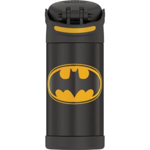 Thermos Batman 12oz FUNtainer Water Bottle with Bail Handle - Black