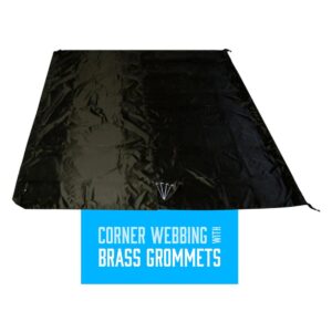 PahaQue Promontory XD Tent Footprint, 12 by 10 Foot Waterproof Camping Groundsheet Tarp