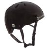 Punisher Skateboards Metallic Black Skateboard Helmet
