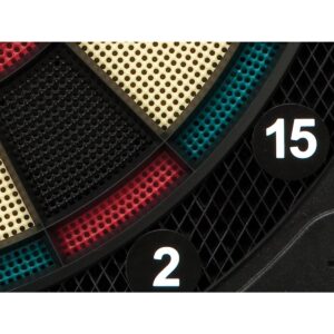 Fat Cat 727 Electronic Dartboard, 13.5" Compact Target