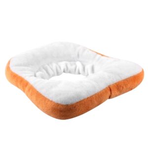 Cat Dog Surgery Recovery Collar, Bread Toast Wound Healing Protective Elizabethan Soft Pet Neck Cone Adjustable (Large, Neck Size 28-34cm)