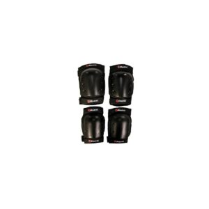 Razor Deluxe Child Multi-Sport Elbow & Knee Pad Safety Pro Set,  Black | 96784