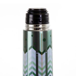 Gibson Home Cassidy Wave 2 Piece 16 Ounce Stainless Steel Travel Thermal Bottles