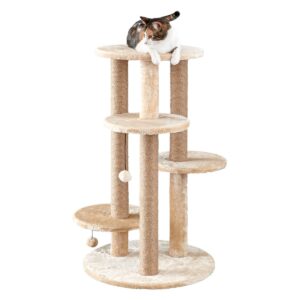 Two by Two Fir Cat Tower - Beige