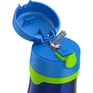 Thermos 10oz Stainless Steel Straw Bottle Blue