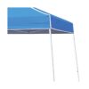 Z-Shade 10' x 10' Angled Leg Canopy & 4 Taffeta Sidewall Accessory Packs, Blue