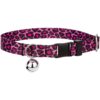 Country Brook Petz® Pink Leopard Print Cat Collar