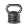 Apex Adjustable Cast Iron Kettlebell Full Body Strength Training Fitness Weight with 15 Pound Handle, 4 Removable Spacer Disks, and 5 Pound Bottom