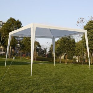 Costway 10'x10' Outdoor Heavy duty Pavilion Cater Events Outdoor Party Wedding Tent White