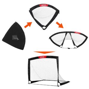 Net Playz Fold Up Soccer Goal, Set of 2