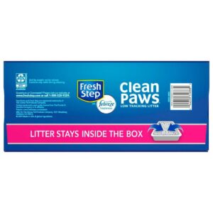 Fresh Step Clean Paws Multi-Cat with the Power of Febreze Scented Clumping Cat Litter - 22.5lbs