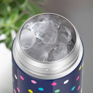 Thermos 12oz FUNtainer Water Bottle with Bail Handle - Polka Dot Blue