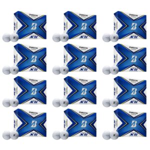 Bridgestone 2020 Tour B XS Reactive Urethane Distance White Golf Ball (12 Dozen)