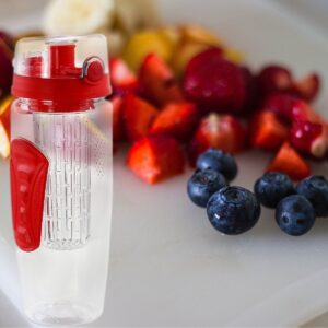 Gibson Home Rockland 4 Piece 32 Ounce Hydration Water Bottle Set in Assorted Colors