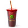 Just Funky Pokémon Charizard Lenticular Plastic Tumbler Cup Lid & Straw | Holds 16 Ounces