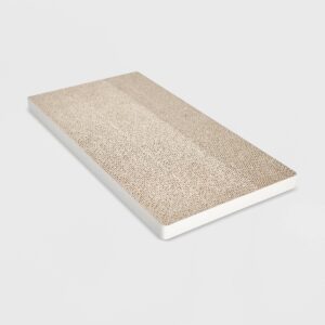 Way Basics Eco Simple Cat Scratcher Scratching Pad - White