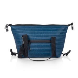 Oniva Midday Quilted Washable Insulated 6.3qt Lunch Bag - Navy Blue