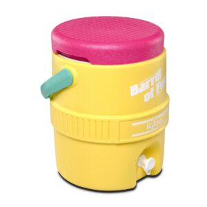 Igloo Barrel of Fun Retro Portable 2 Gallon Beverage Servers - Sunshine Yellow
