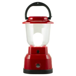 6D 11.2" LED Outdoor Lantern With USB Charging - Red - Enbrighten