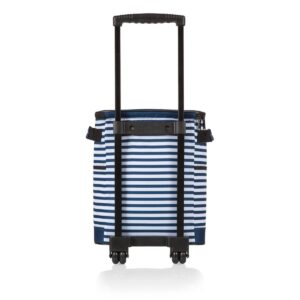 Picnic Time Rolling 26.3qt Cooler - Navy