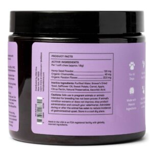Wild One Calm Dog Supplements for Normal Stress and Relaxation - 120ct