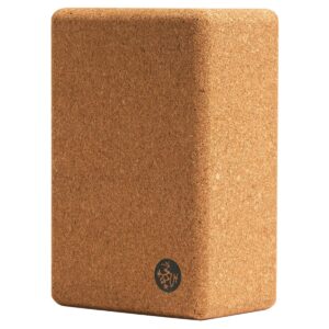 Manduka Cork Yoga Block - Light Brown