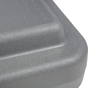 Escalade Sports 4" Stackable Aerobic Exercise Platform Step Deck - Gray