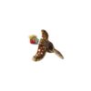 Fluff & Tuff IKE The Pheasant, Large Plush Dog Toy with Squeaker