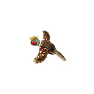 Fluff & Tuff IKE The Pheasant, Large Plush Dog Toy with Squeaker